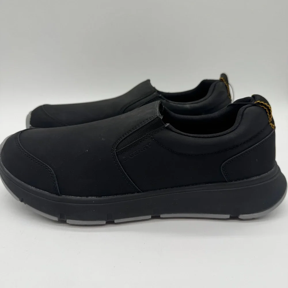 Gerry Moc II Men's Black Slip-On Casual Comfort Shoes Size 13 New